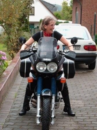 nicole on bike