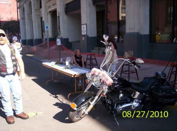 Brothers of the Wheel MC Harmony House Donations