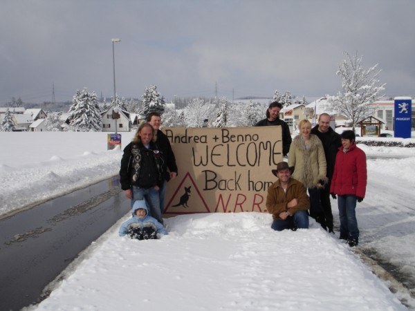 benno and andrea are back from australia