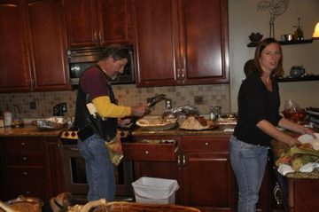 Thanksgiving 2012 with Sandy and Jerry