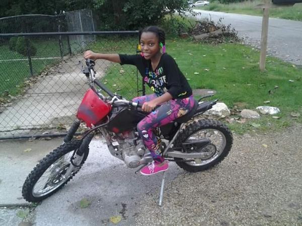 my daughter rides too