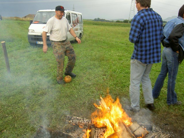 they play with a timber ball