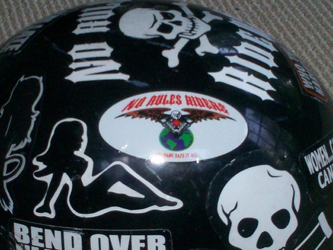 New Helmet Sticker  $1.00