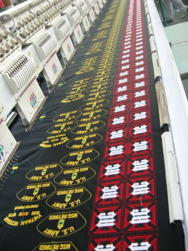 z  Riding Club patch production picture