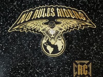 Metallic Gold-C- 13 inch back patch